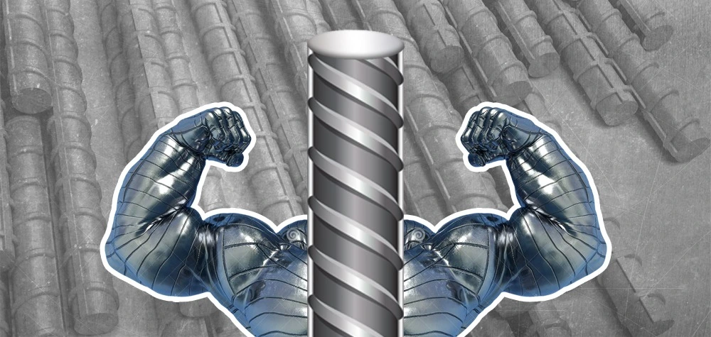 High-strength TMT steel reinforcement for durable construction